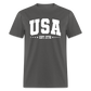 Retro USA Est 1776  Classic T-Shirt - charcoal