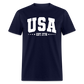 Retro USA Est 1776  Classic T-Shirt - navy