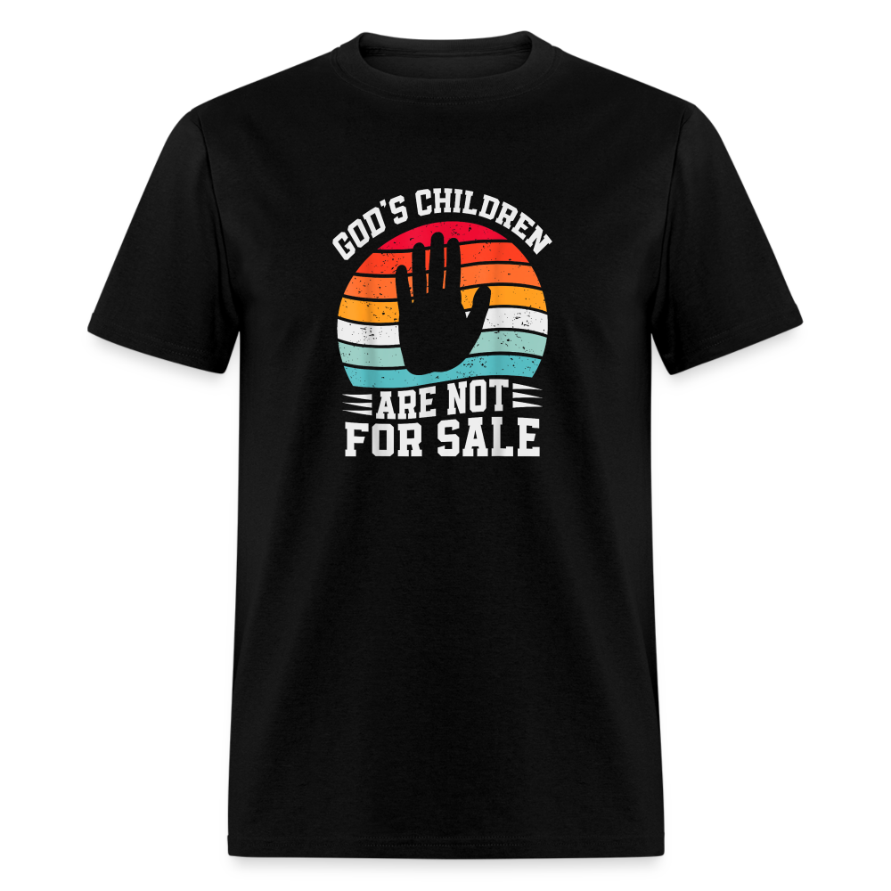 God's Children Are Not For Sale Classic T-Shirt - black