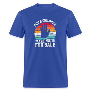 God's Children Are Not For Sale Classic T-Shirt - royal blue