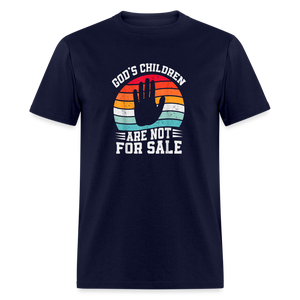 God's Children Are Not For Sale Classic T-Shirt - navy