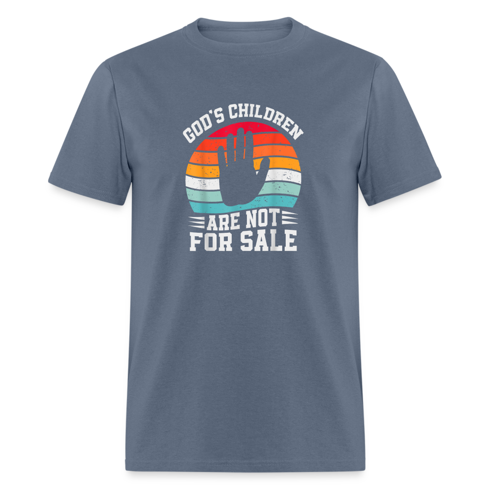 God's Children Are Not For Sale Classic T-Shirt - denim