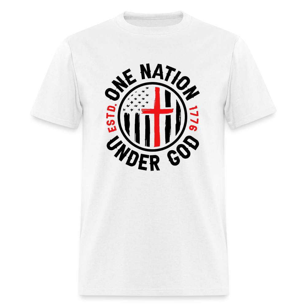 One Nation Under God Classic T-Shirt - white