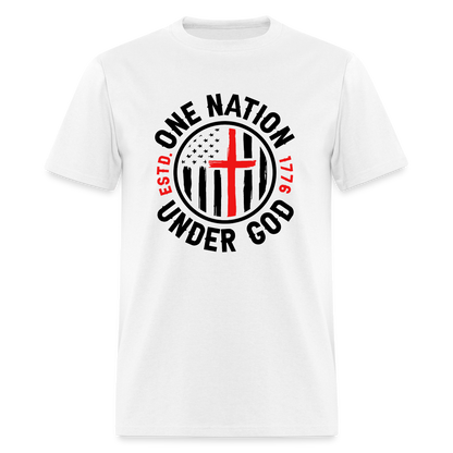 One Nation Under God Classic T-Shirt - white