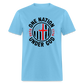 One Nation Under God Classic T-Shirt - aquatic blue