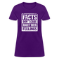 Facts Don't Care About Your Feelings Women's T-Shirt - purple