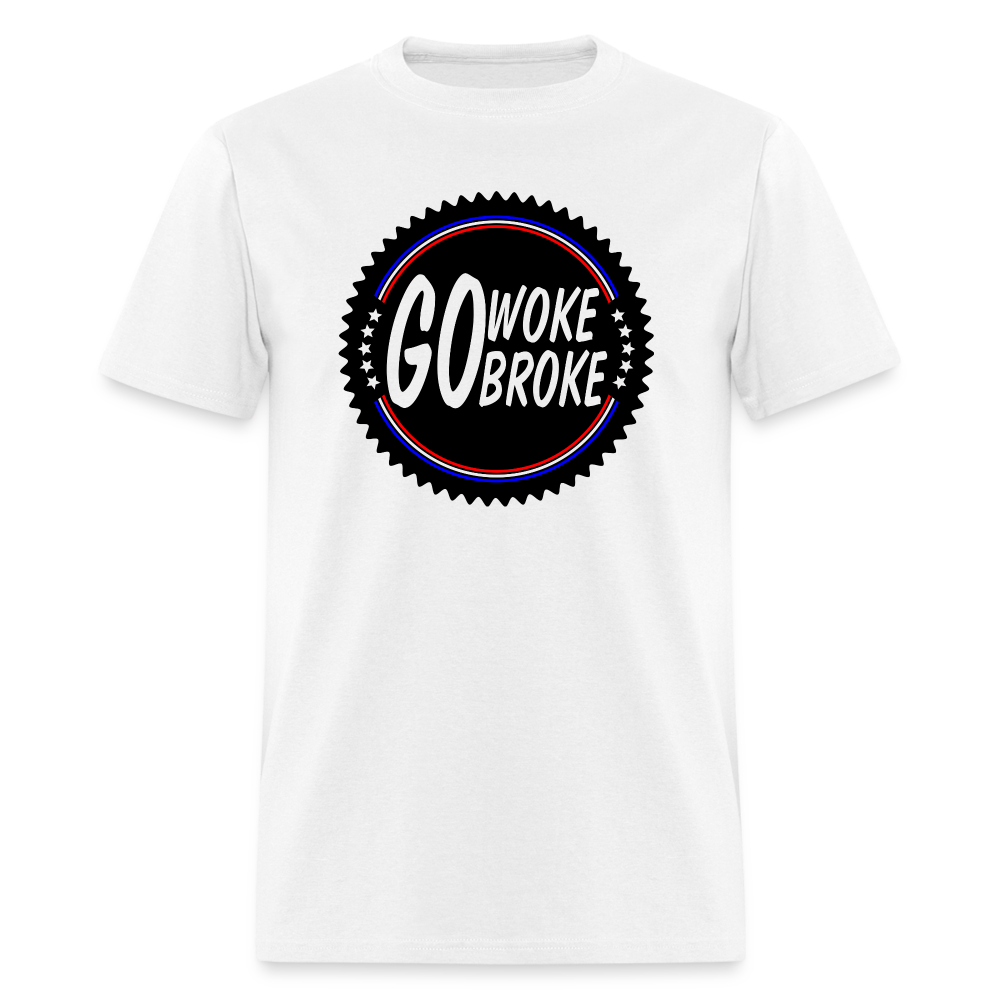 Go Woke Go Broke Classic T-Shirt - white