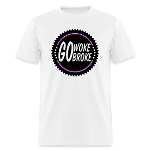 Go Woke Go Broke Classic T-Shirt - white