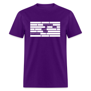 Everything is fine. Trust your government Classic T-Shirt - purple