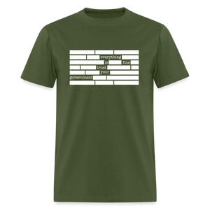 Everything is fine. Trust your government Classic T-Shirt - military green