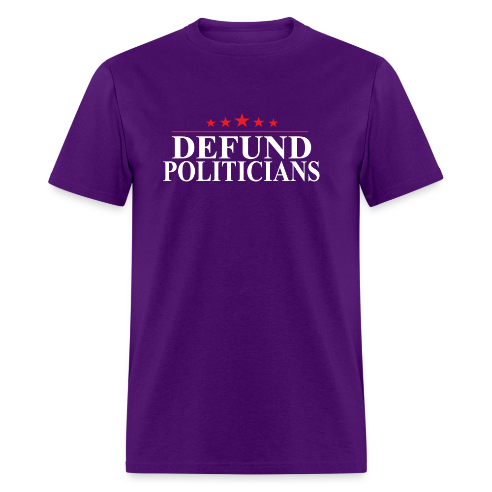 Defund Politicians Classic T-Shirt - purple