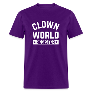 Clown World Resister Men's Classic T-Shirt - purple