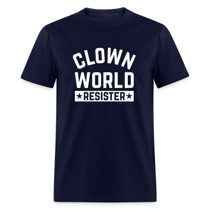 Clown World Resister Men's Classic T-Shirt - navy