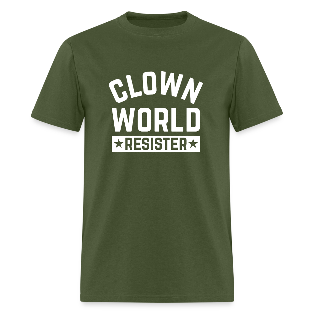 Clown World Resister Men's Classic T-Shirt - military green