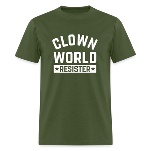 Clown World Resister Men's Classic T-Shirt - military green