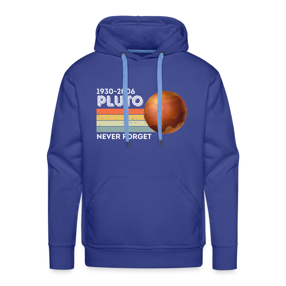 1930-2006 Pluto Never Forget Funny Men’s Premium Hoodie - royal blue