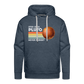 1930-2006 Pluto Never Forget Funny Men’s Premium Hoodie - heather denim