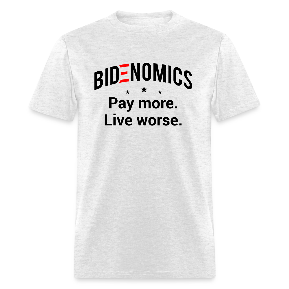 Bidenomics: Pay More, Live Worse Classic T-Shirt - light heather gray