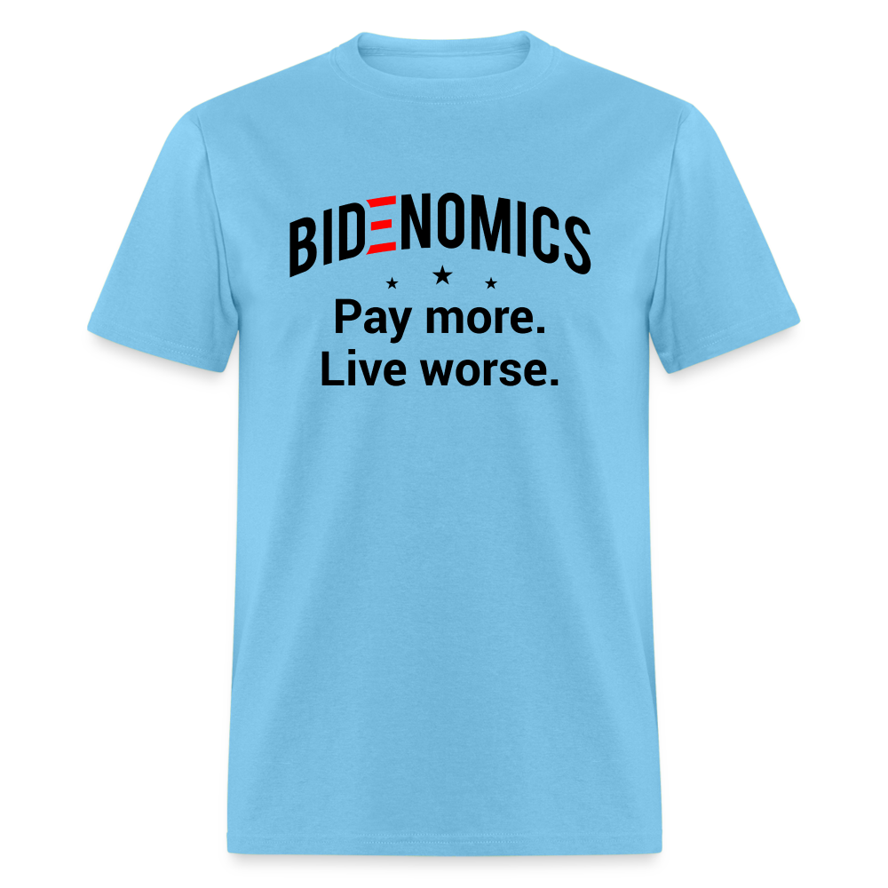 Bidenomics: Pay More, Live Worse Classic T-Shirt - aquatic blue