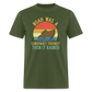 Noah Was a Conspiracy Theorist Then it Rained Funny Classic T-Shirt - military green