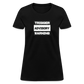 Trigger Advisory Warning Women's T-Shirt - black