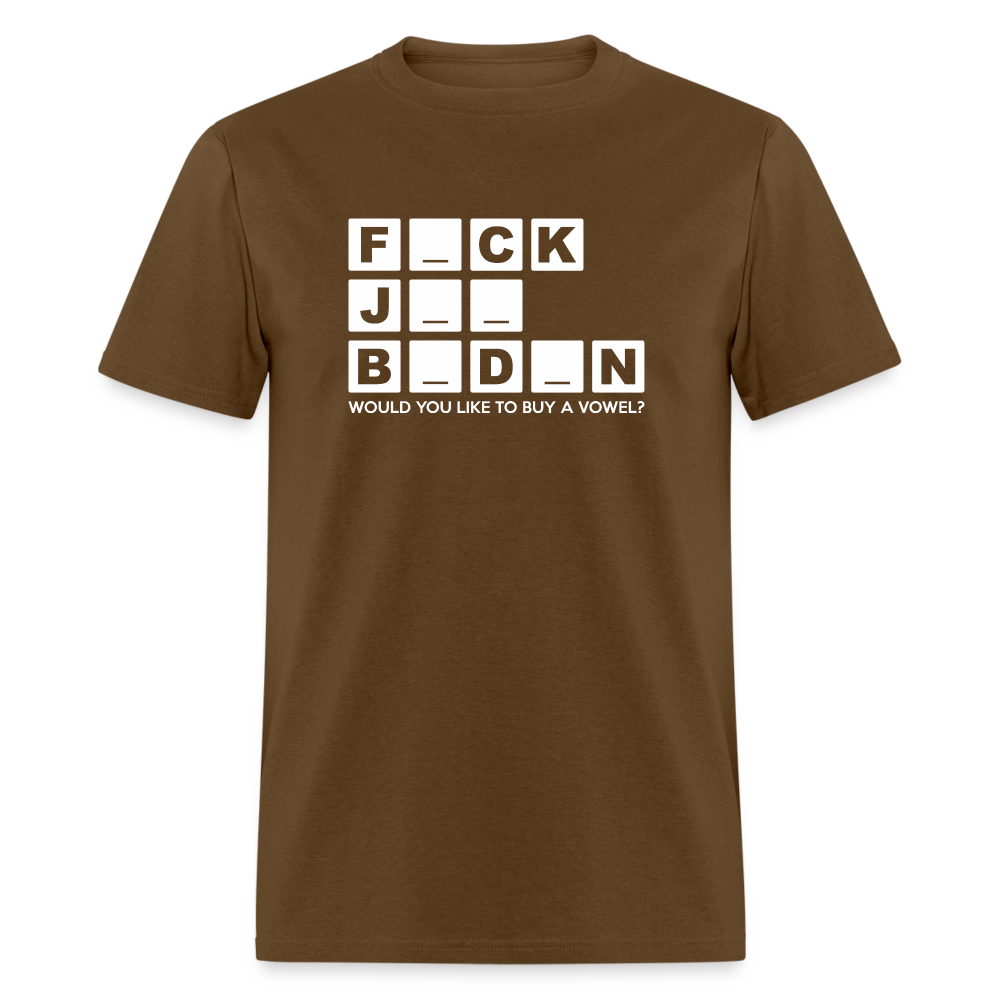 FJB Would You Like To Buy A Vowel Funny Classic T-Shirt - brown