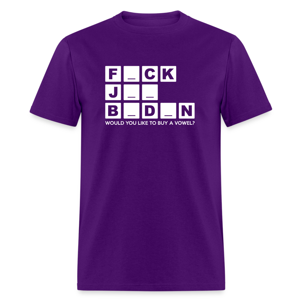 FJB Would You Like To Buy A Vowel Funny Classic T-Shirt - purple