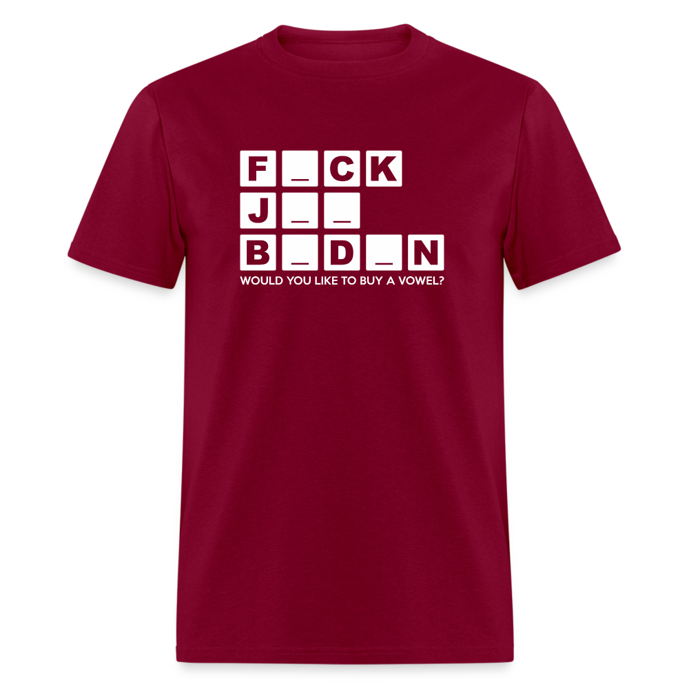 FJB Would You Like To Buy A Vowel Funny Classic T-Shirt - burgundy