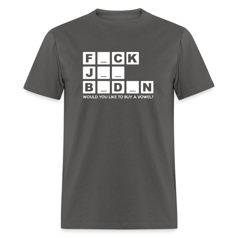 FJB Would You Like To Buy A Vowel Funny Classic T-Shirt - charcoal