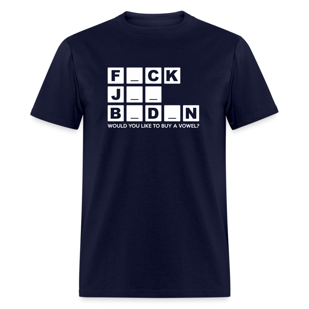 FJB Would You Like To Buy A Vowel Funny Classic T-Shirt - navy