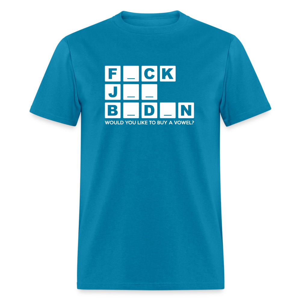 FJB Would You Like To Buy A Vowel Funny Classic T-Shirt - turquoise