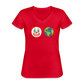 Clown World Women's V-Neck T-Shirt - red