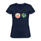 Clown World Women's V-Neck T-Shirt - navy