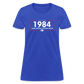 Make Orwell Fiction Again 1984 Women's T-Shirt - royal blue