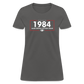 Make Orwell Fiction Again 1984 Women's T-Shirt - charcoal