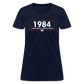 Make Orwell Fiction Again 1984 Women's T-Shirt - navy