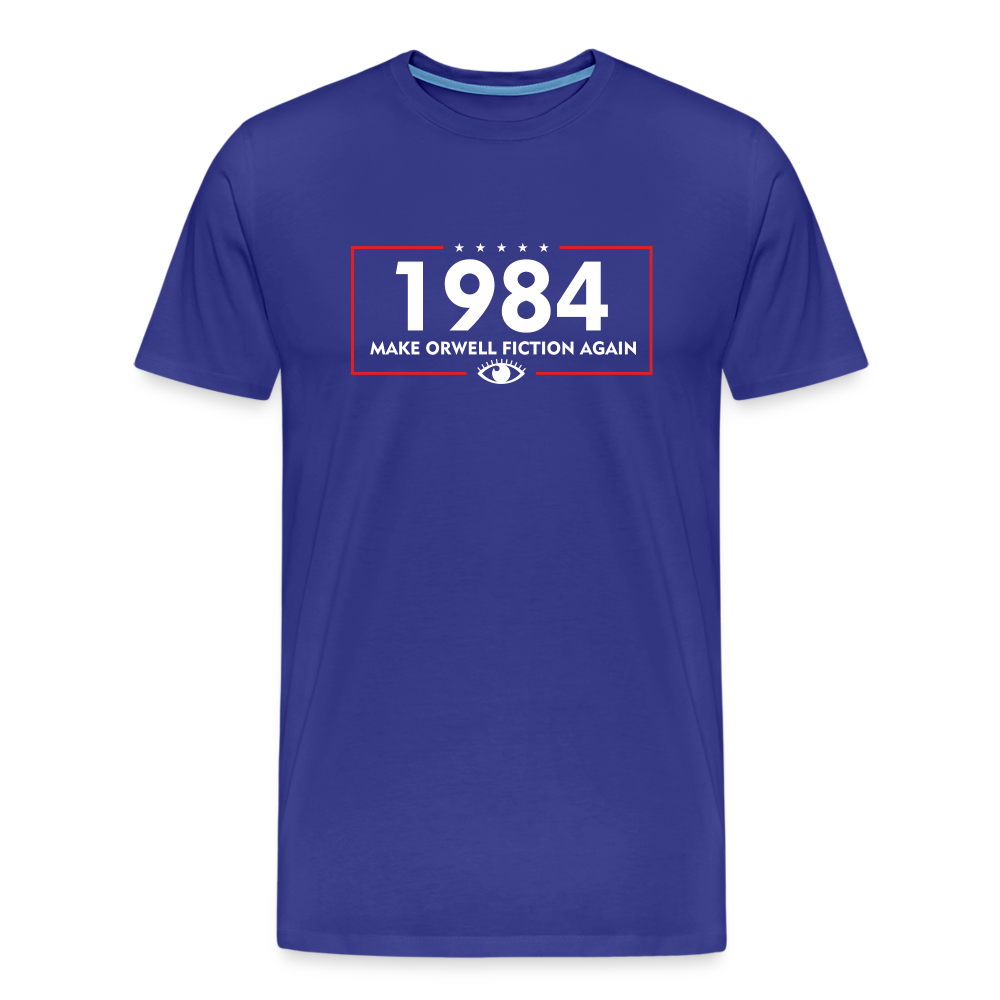 Make Orwell Fiction Again 1984 Men's Premium T-Shirt - royal blue