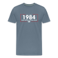 Make Orwell Fiction Again 1984 Men's Premium T-Shirt - steel blue