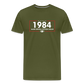 Make Orwell Fiction Again 1984 Men's Premium T-Shirt - olive green