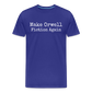 Make Orwell Fiction Again Men's Premium T-Shirt - royal blue