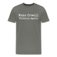 Make Orwell Fiction Again Men's Premium T-Shirt - asphalt gray