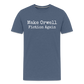 Make Orwell Fiction Again Men's Premium T-Shirt - heather blue