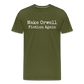 Make Orwell Fiction Again Men's Premium T-Shirt - olive green