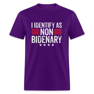 I Identify as Non-Bidenary Classic T-Shirt - purple