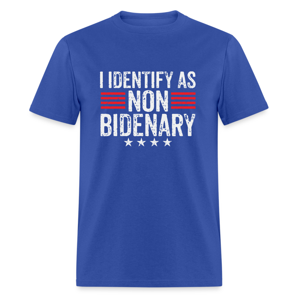 I Identify as Non-Bidenary Classic T-Shirt - royal blue