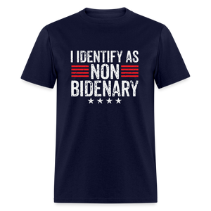 I Identify as Non-Bidenary Classic T-Shirt - navy