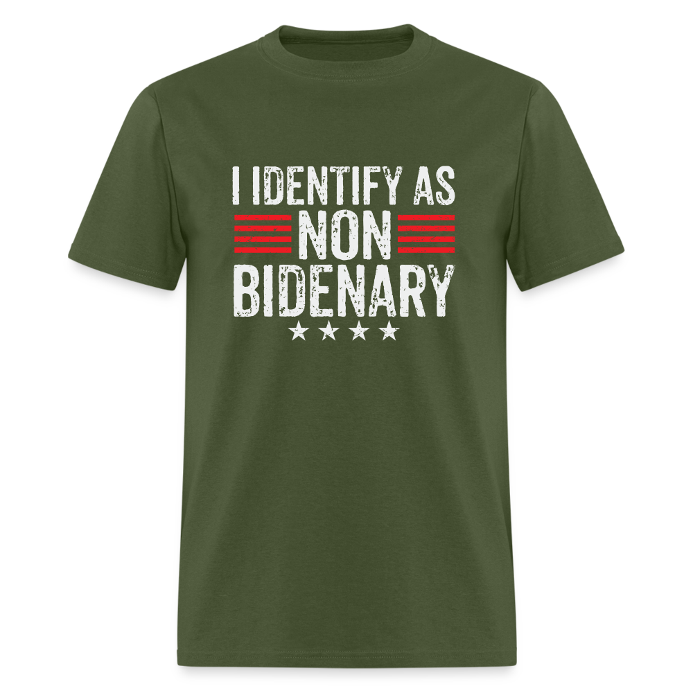 I Identify as Non-Bidenary Classic T-Shirt - military green