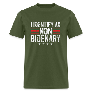 I Identify as Non-Bidenary Classic T-Shirt - military green