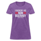 I Identify as Non-Bidenary Women's T-Shirt - purple heather