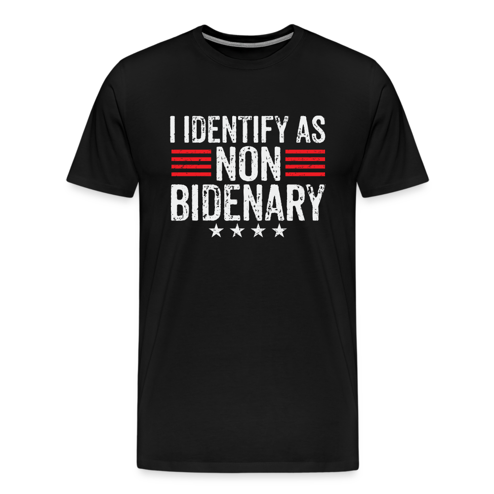 I Identify as Non-Bidenary Men's Premium T-Shirt - black